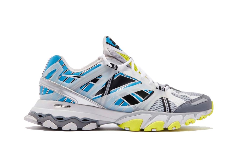 reebok dmx trail shadow premiere pack launch kicks running shoes red black green yellow blue white net a porter luisaviaroma 2000s aughts
