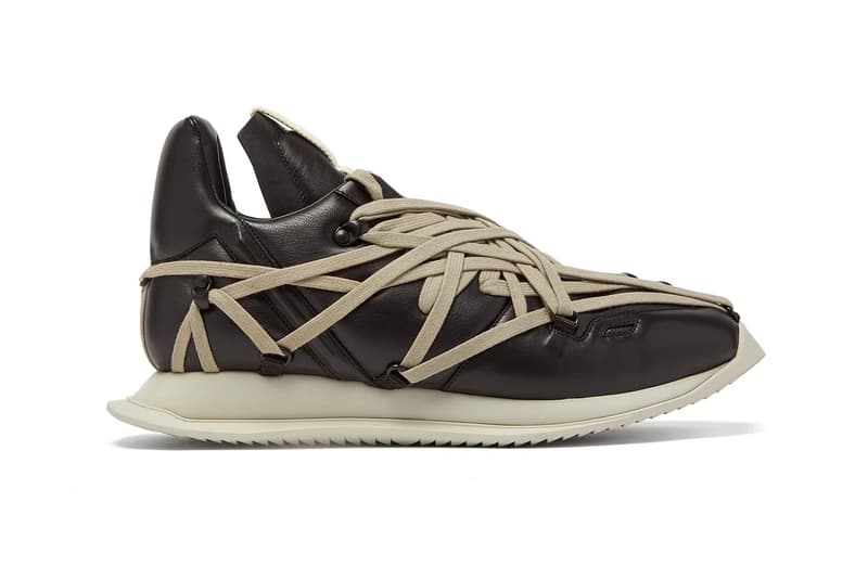 Rick Owens Maximal Runner Black Beige Release Info Date Buy Price MATCHESFASHION