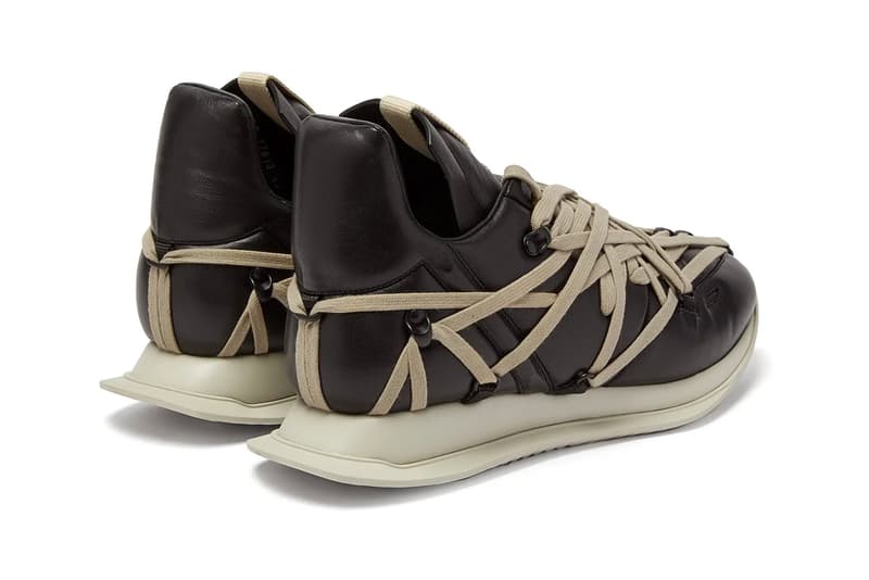 Rick Owens Maximal Runner Black Beige Release Info Date Buy Price MATCHESFASHION