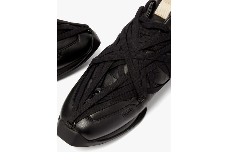 Rick Owens Maximal Runner Black Laces Leather MATCHESFASHION.COM Spring/Summer 2020 SS20 Sneaker Release Information "TECUATL" Collection