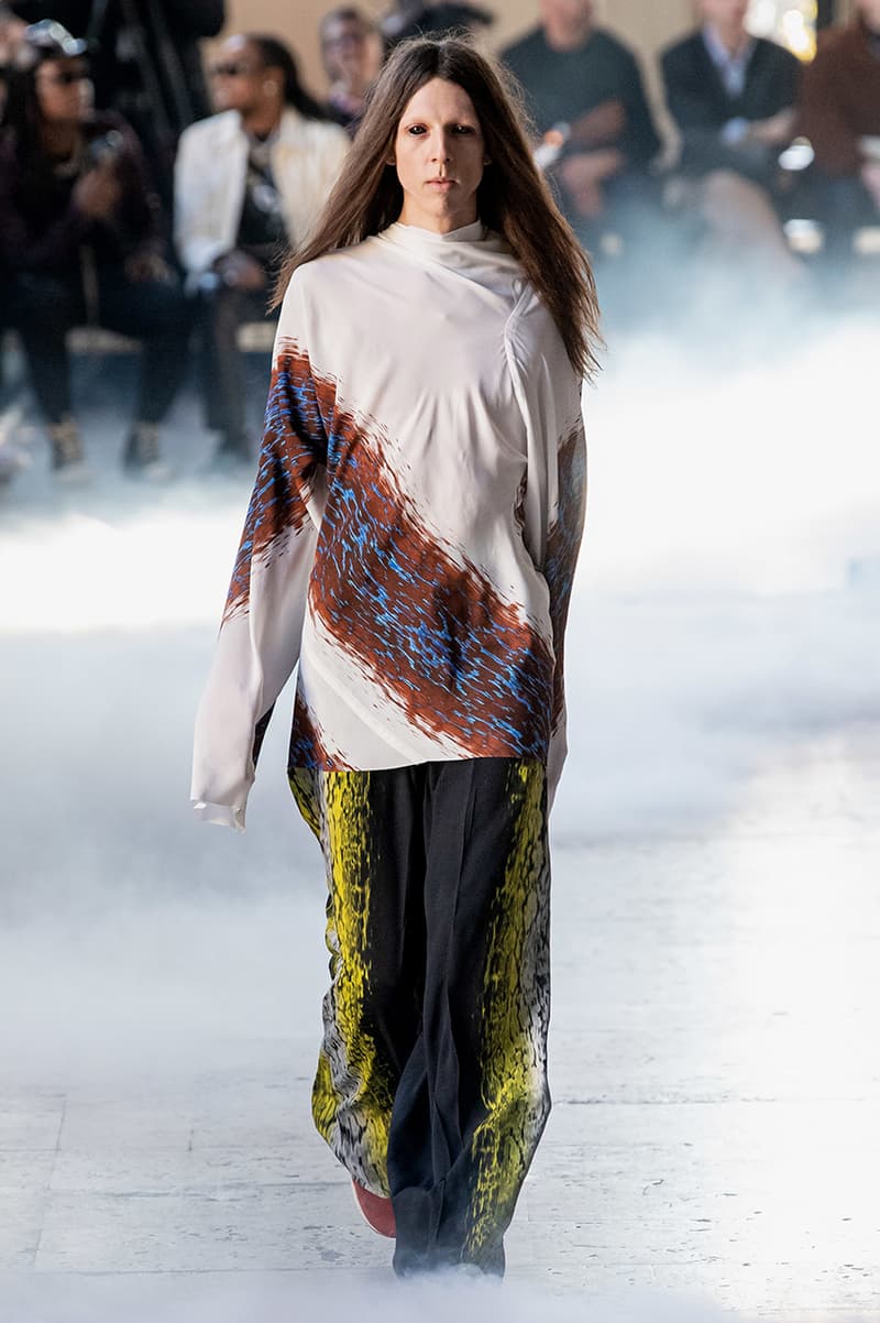 Rick Owens "PERFORMA" Paris Fashion Week Men's Fall/Winter 2020 Runway Show Closer Look Editorial Lord of Darkness Asymmetrical Collection Menswear Gender Fluid Neutral Leather PVC Mohair Tailoring Biker