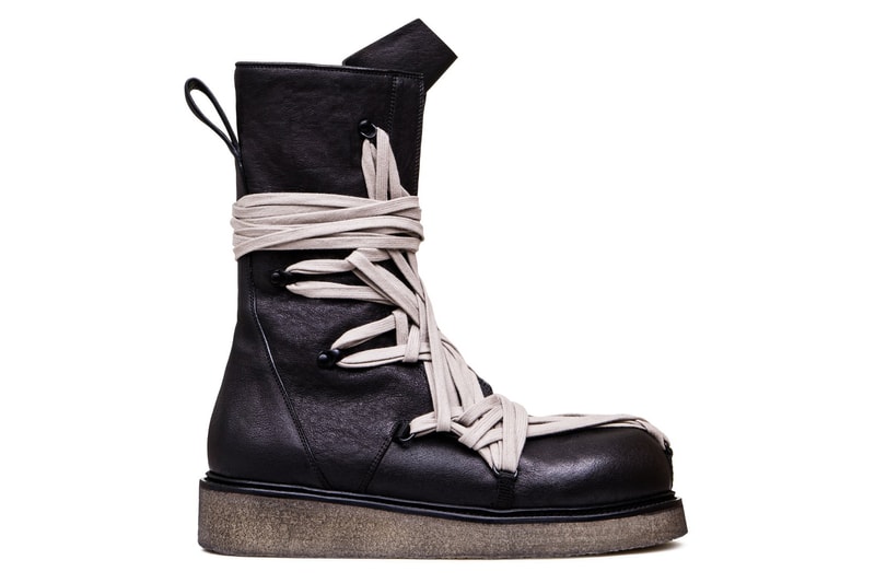Rick Owens Tecuatl Bozo Army Boots Mega Lacing 