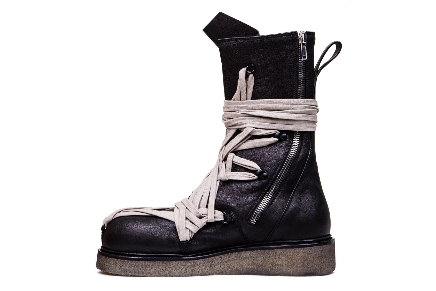 rick owens army boots
