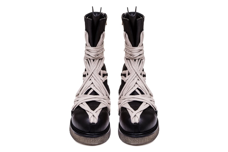 Rick Owens Tecuatl Bozo Army Boots Mega Lacing 