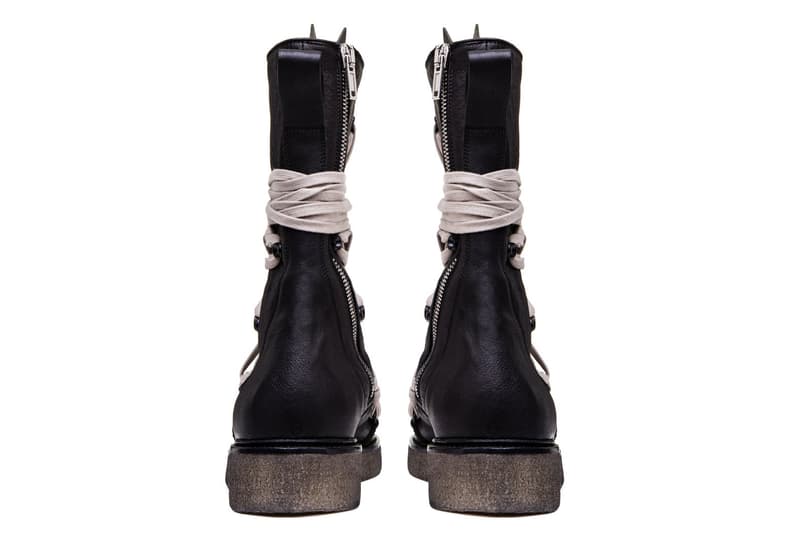 Rick Owens Tecuatl Bozo Army Boots Mega Lacing 