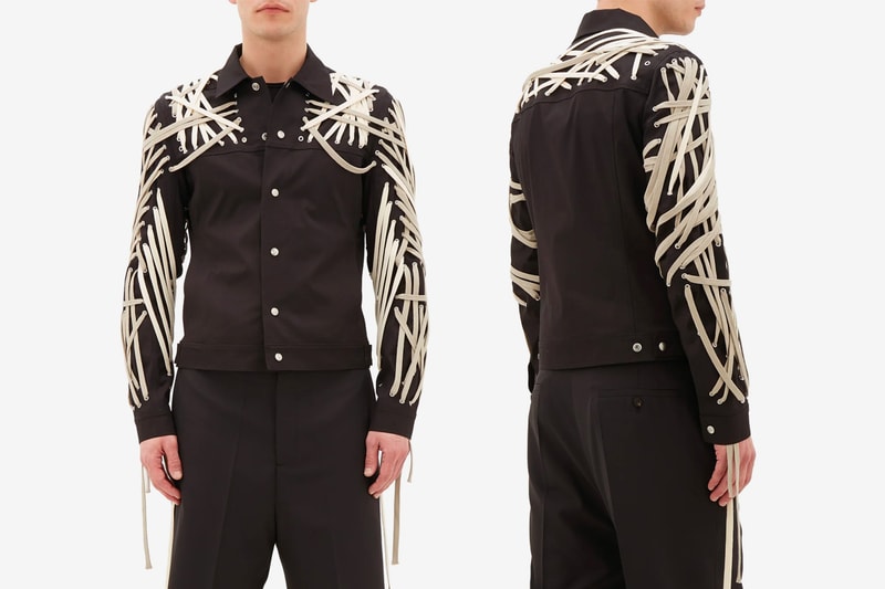 Rick Owens Tecuatl Lace up Technical Gabardine Jacket Release ss20 spring summer matchesfashion