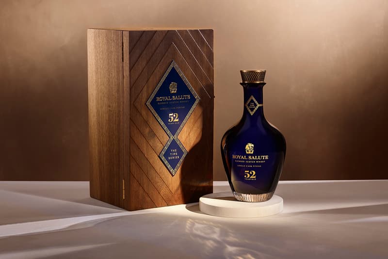 Royal Salute Releases Rare $30K Scotch Blend Time Series 52 Year Old whiskey luxury alcohol aged single cask