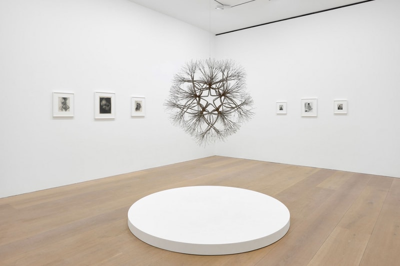 Ruth Asawa "A Line Can Go Anywhere" Exhibition David Zwirner Gallery Sculptures Wire Line Paper 
