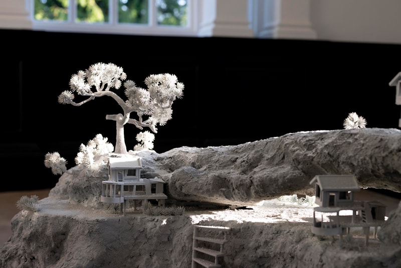 Saad Qureshi Yorkshire Sculpture Park Solo Exhibition "Something About Paradise" Sculptures Landscapes Architecture 