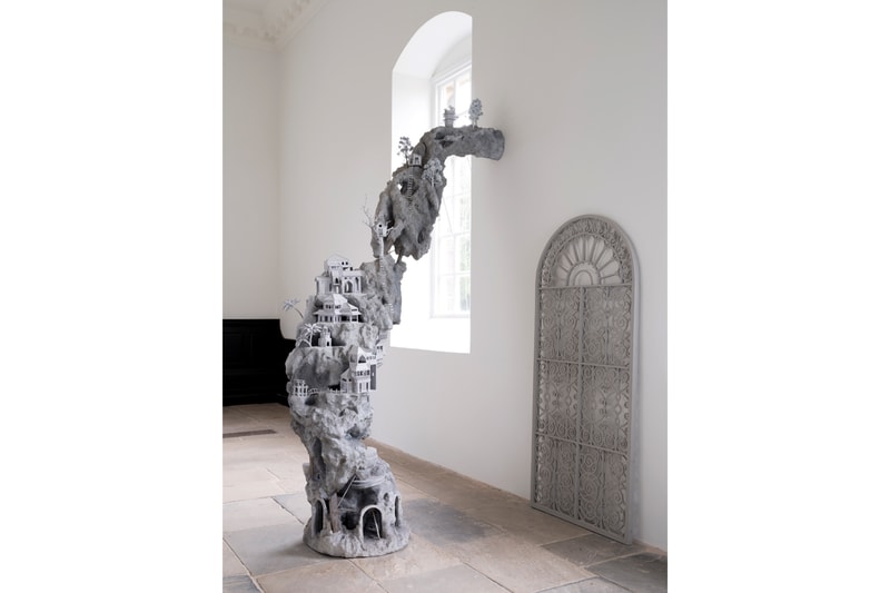 Saad Qureshi Yorkshire Sculpture Park Solo Exhibition "Something About Paradise" Sculptures Landscapes Architecture 