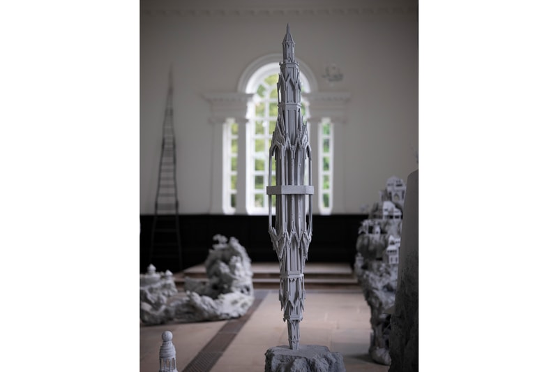 Saad Qureshi Yorkshire Sculpture Park Solo Exhibition "Something About Paradise" Sculptures Landscapes Architecture 