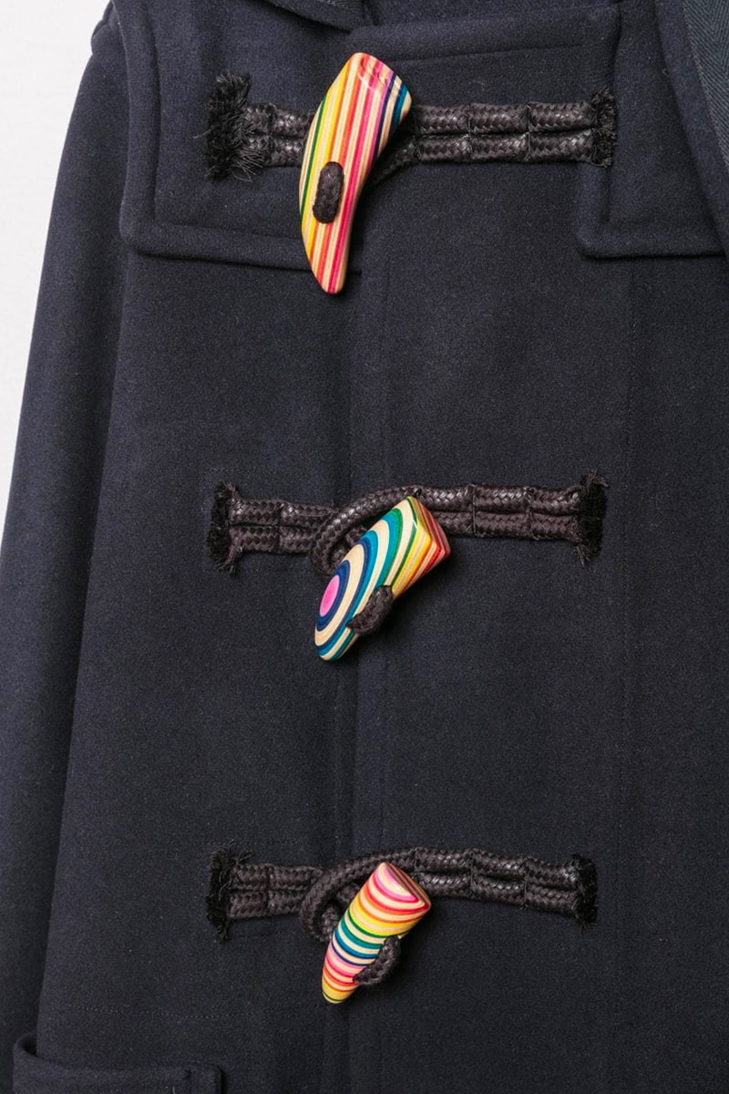 Haroshi sacai Duffle Coat artist art tooth Royal Navy World War II two 2g exclusive shibuya parco tokyo japanese designer outerwear fall winter 2020 jackets coats wool raffle sartorial