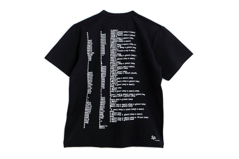 sacai x SPIBER Neil Armstrong T-Shirts Release Info brewed protein sustainable environment faux silk drop date info price aoyama store 