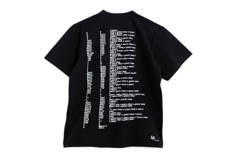 sacai x SPIBER Neil Armstrong T-Shirts Release Info brewed protein sustainable environment faux silk drop date info price aoyama store