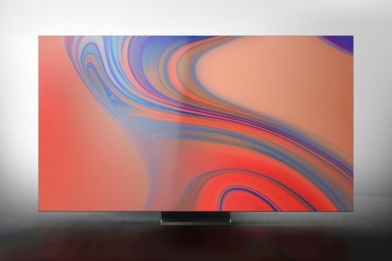 ces 2020 samsung television tv 8k resolution bezel free frame qled fald backlighting