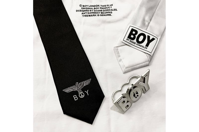 Shane Gonzales Teased Boy London for shane gonzales collection 001 Collaboration Midnight studios stephane raynor