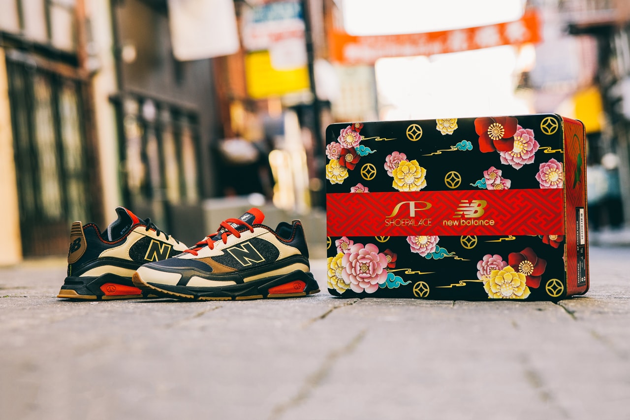 shoe palace new balance x racer chinese new year of the rat cny black red gold tan release date info photos price