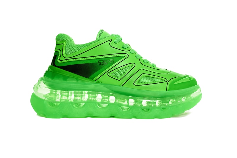 Shoes 53045 Bump'Air Neon Series Release Information Sneaker Drops Green Pink Mix and Match London Fashion Week Yu Masui Footwear Chunky Triple S Designer Remove term: David Tourniaire-Beauciel David Tourniaire-Beauciel