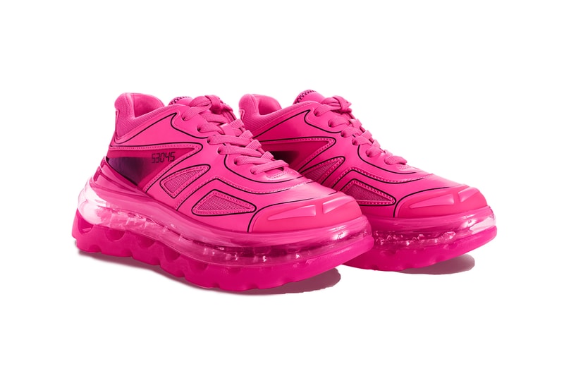 Shoes 53045 Bump'Air Neon Series Release Information Sneaker Drops Green Pink Mix and Match London Fashion Week Yu Masui Footwear Chunky Triple S Designer Remove term: David Tourniaire-Beauciel David Tourniaire-Beauciel