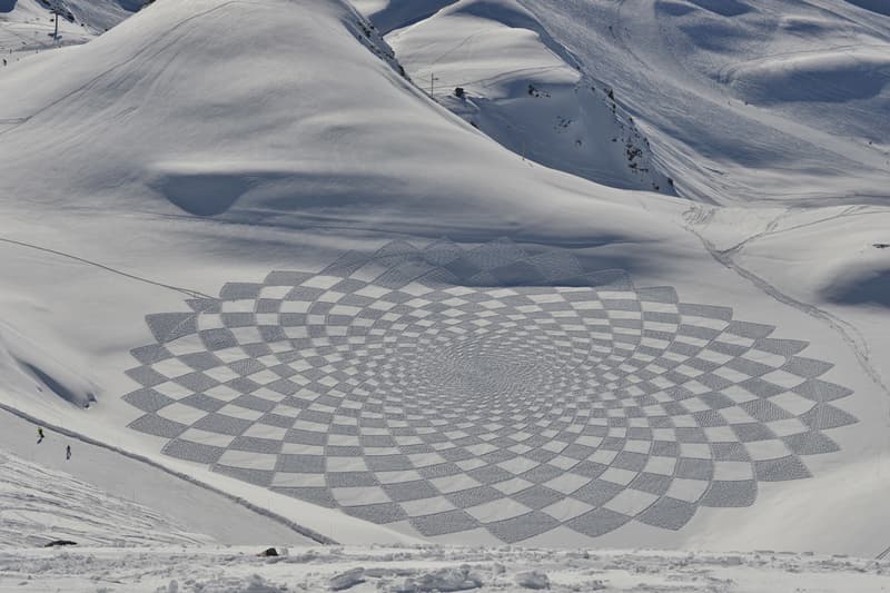 simon beck snow art photos