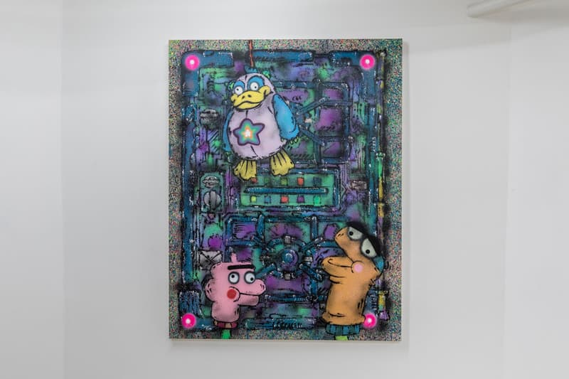 snipe1 "METAZEALOT" Solo Exhibition Avenue des Arts Los Angeles Graffiti Japanese Folklore Yokai