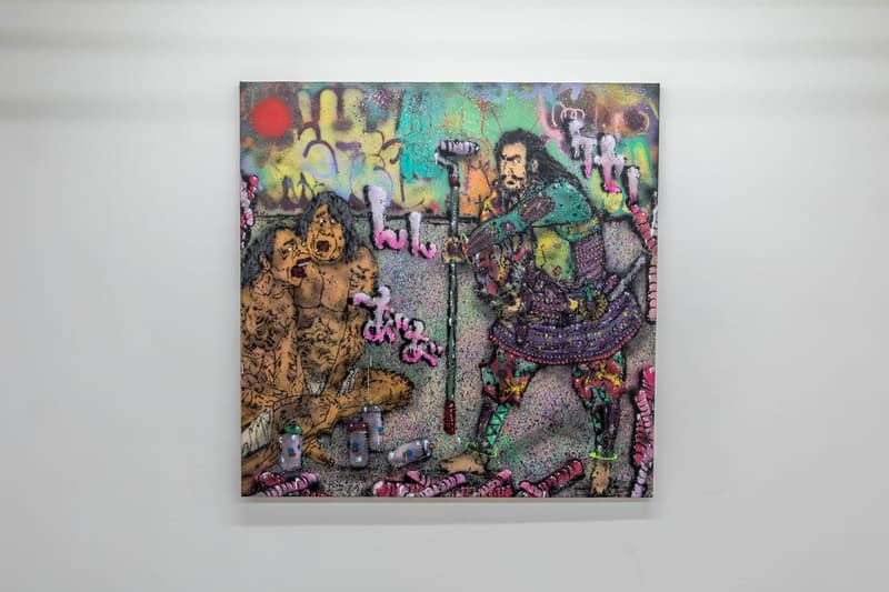snipe1 "METAZEALOT" Solo Exhibition Avenue des Arts Los Angeles Graffiti Japanese Folklore Yokai