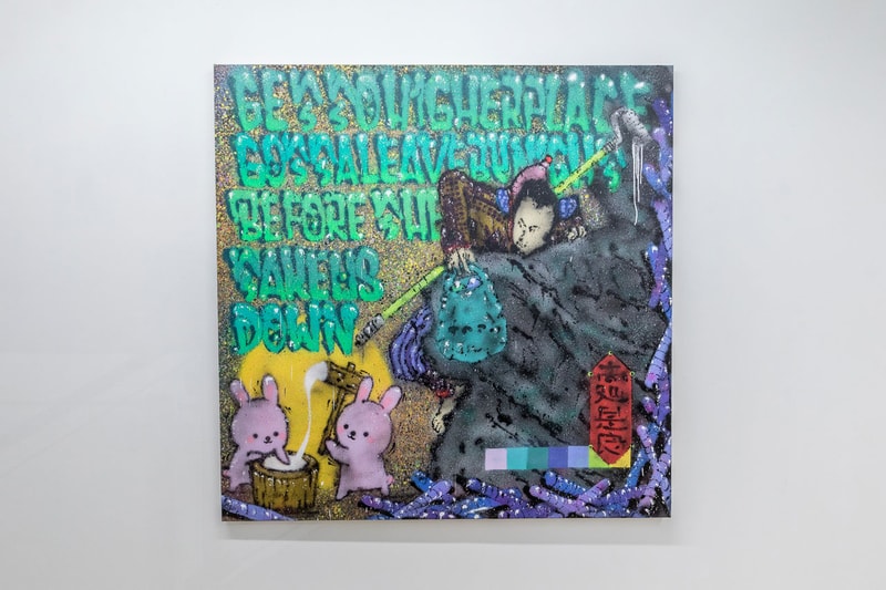 snipe1 "METAZEALOT" Solo Exhibition Avenue des Arts Los Angeles Graffiti Japanese Folklore Yokai 