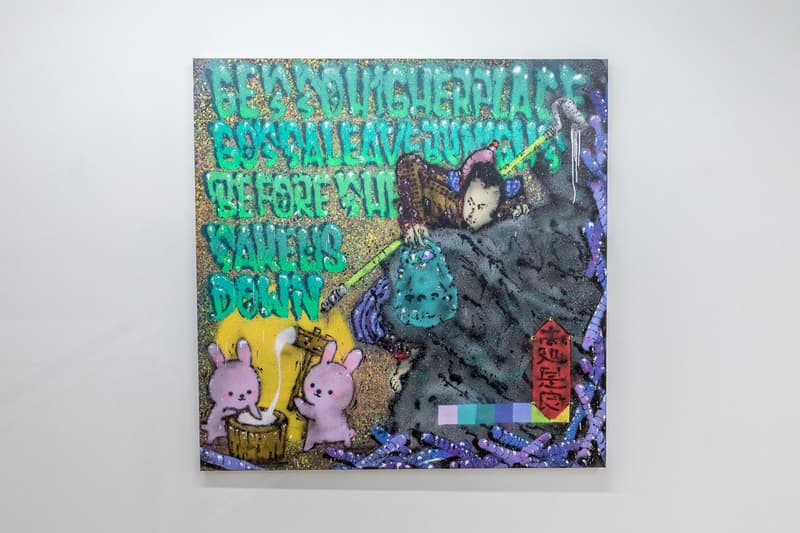 snipe1 "METAZEALOT" Solo Exhibition Avenue des Arts Los Angeles Graffiti Japanese Folklore Yokai