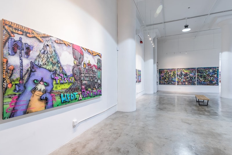 snipe1 "METAZEALOT" Solo Exhibition Avenue des Arts Los Angeles Graffiti Japanese Folklore Yokai 
