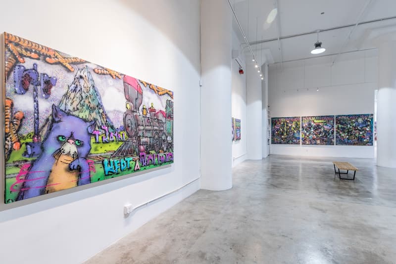 snipe1 "METAZEALOT" Solo Exhibition Avenue des Arts Los Angeles Graffiti Japanese Folklore Yokai