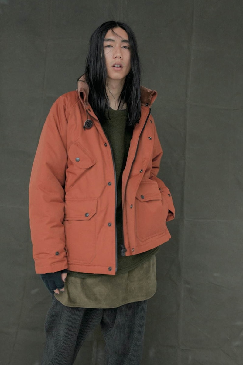 South2 West8 Fall Winter 2020 Lookbook cozy textiles fishing outdoor functional utility technical hi tech nepenthes keizo shimizu daiki suzuki japanese designer jackets waterproof