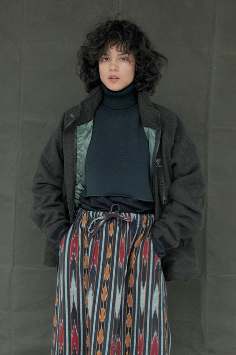 South2 West8 Fall Winter 2020 Lookbook cozy textiles fishing outdoor functional utility technical hi tech nepenthes keizo shimizu daiki suzuki japanese designer jackets waterproof