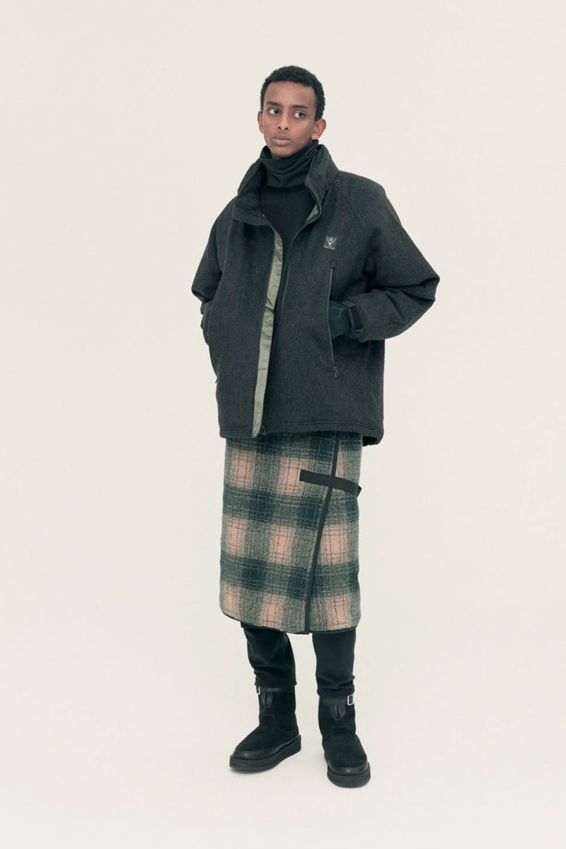 South2 West8 Fall Winter 2020 Lookbook cozy textiles fishing outdoor functional utility technical hi tech nepenthes keizo shimizu daiki suzuki japanese designer jackets waterproof