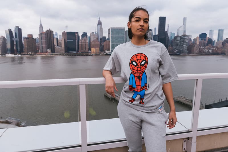 Spider Man Amazing BAIT Champion Capsule Release Info Buy Price Sweater T shirt Sweatpants Marvel Comics