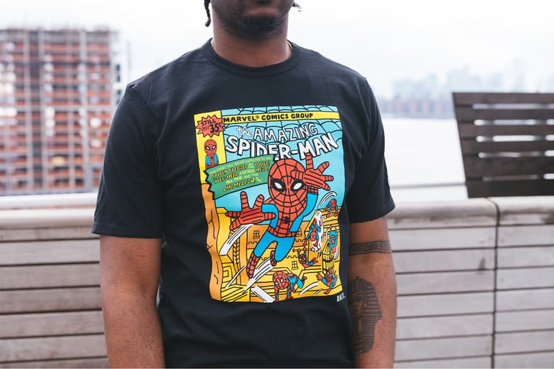 Spider Man Amazing BAIT Champion Capsule Release Info Buy Price Sweater T shirt Sweatpants Marvel Comics