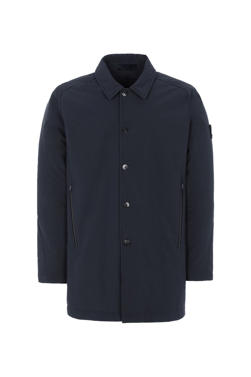Stone Island Ghost SS20 Collection monochromatic polistiere stretch 5l vest jacket shirt knit cream white black blue navy olive green 