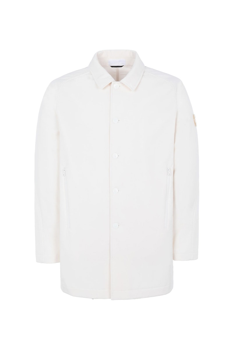 Stone Island Ghost SS20 Collection monochromatic polistiere stretch 5l vest jacket shirt knit cream white black blue navy olive green 