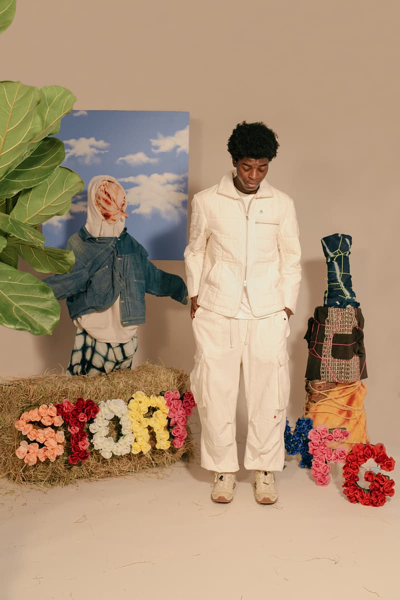 story mfg saeed katy al rubeyi collection fall winter 2020 sustainable vegan natural hoodie fleece jacket scarf lookbook inner reaches buy cop purchase