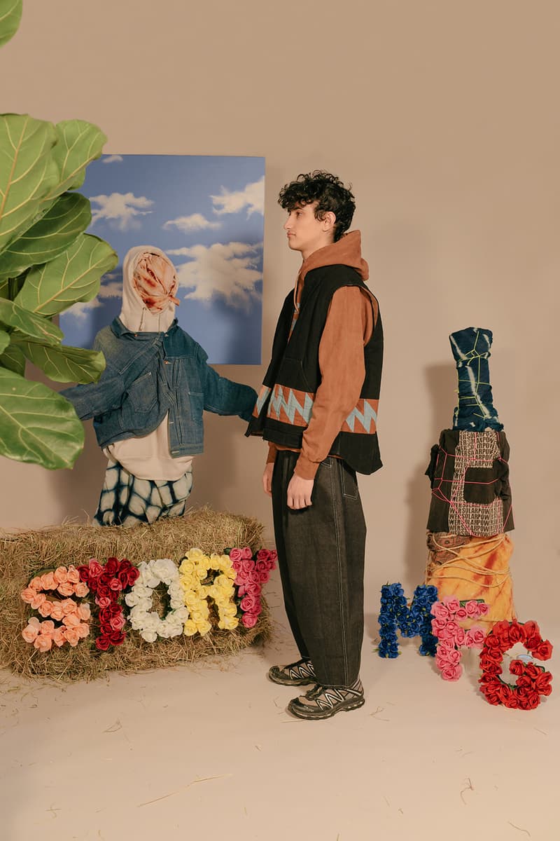 story mfg saeed katy al rubeyi collection fall winter 2020 sustainable vegan natural hoodie fleece jacket scarf lookbook inner reaches buy cop purchase