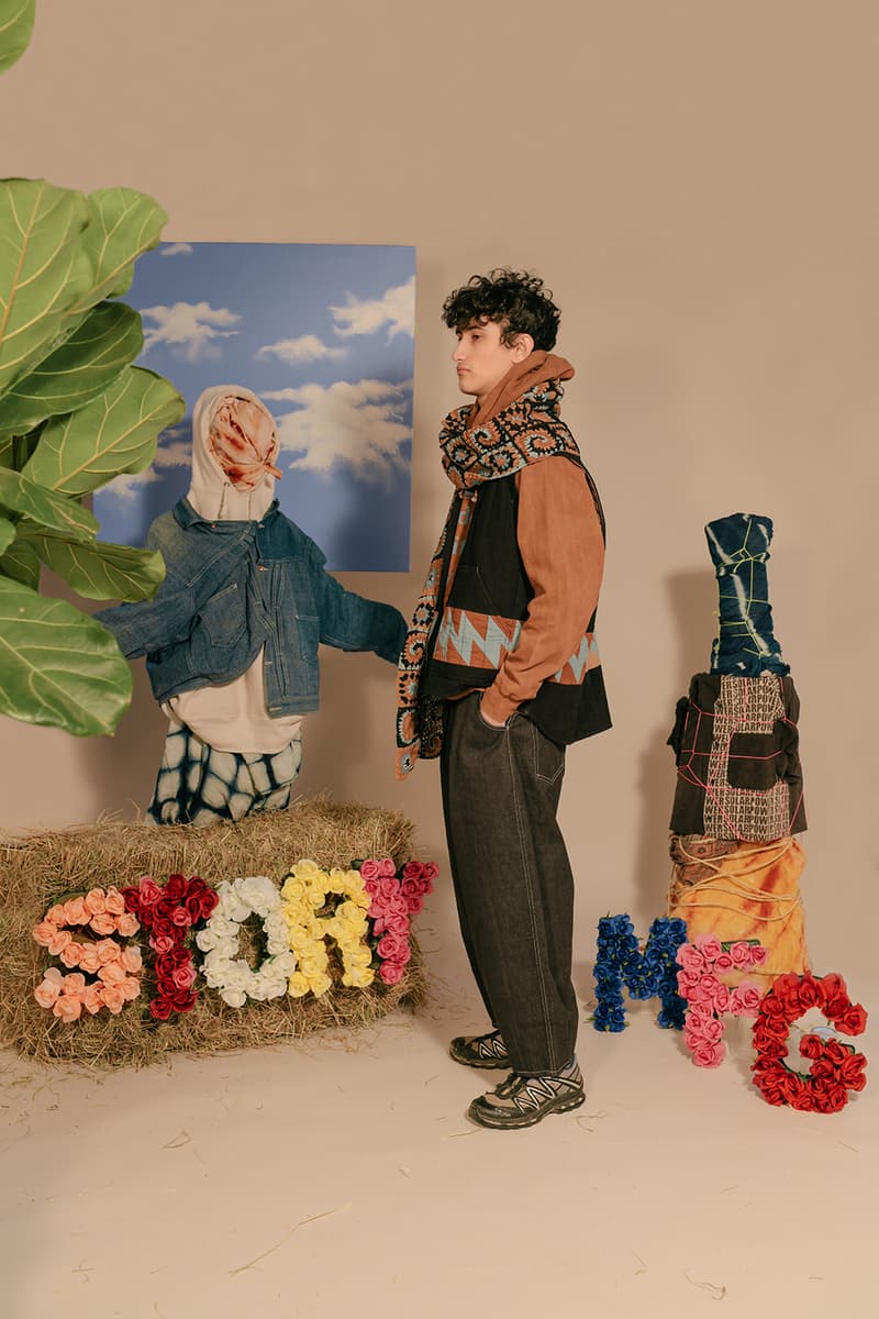 story mfg saeed katy al rubeyi collection fall winter 2020 sustainable vegan natural hoodie fleece jacket scarf lookbook inner reaches buy cop purchase