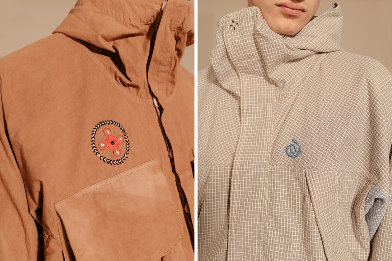 story mfg saeed katy al rubeyi collection fall winter 2020 sustainable vegan natural hoodie fleece jacket scarf lookbook inner reaches buy cop purchase