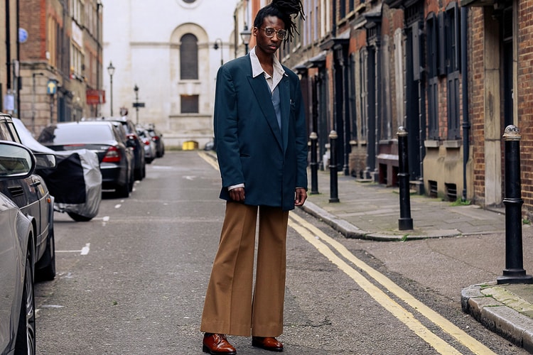 London Fashion Week: Men's FW20 Streetstyle Mixes Bold Outerwear With Updated Tailoring