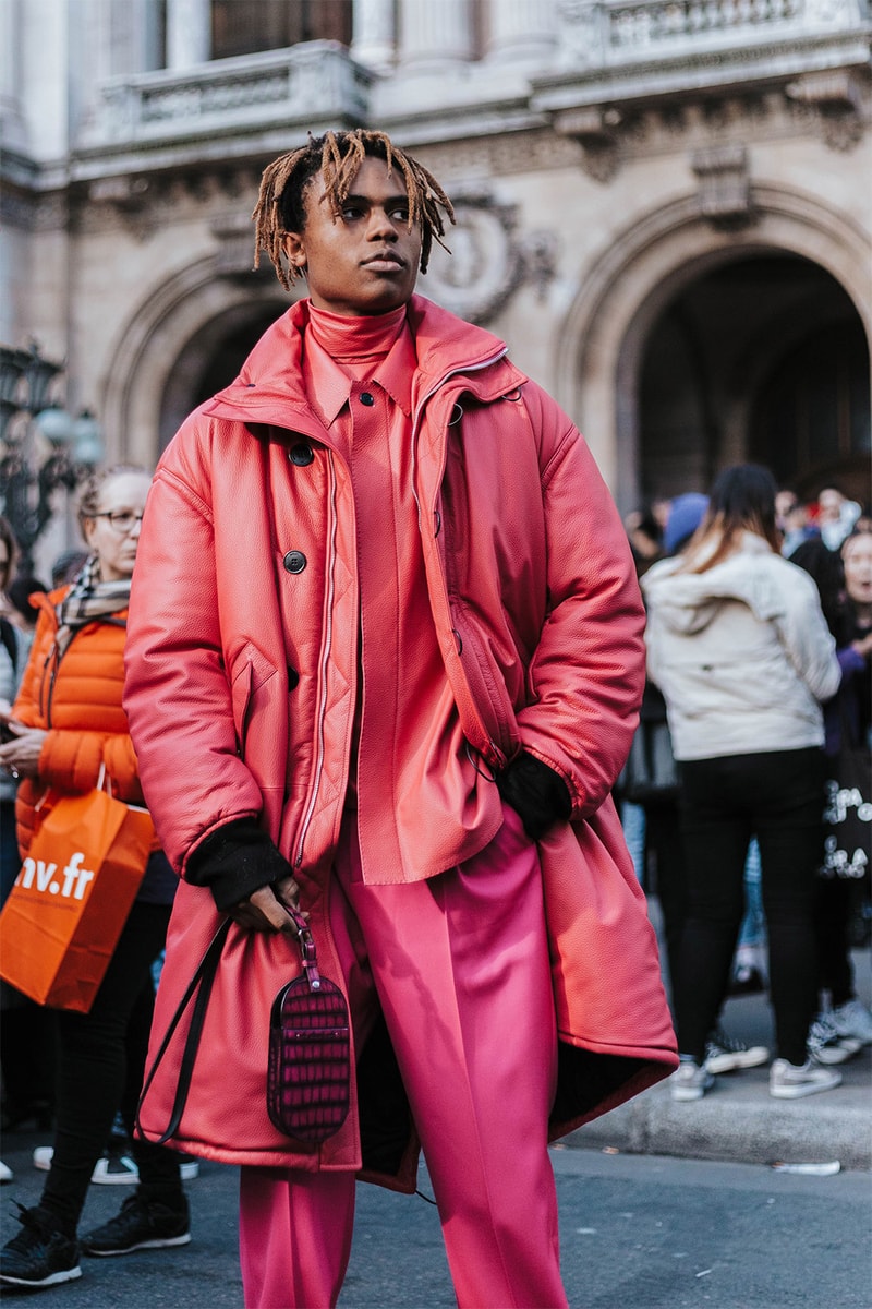 Streetstyle Paris Fashion Week Fall/Winter 2020 street style fashion men's 