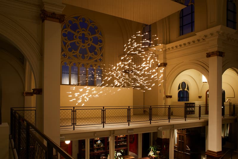 Studio Drift "About Nature, Technology and Humankind" Carpenters Workshop Gallery San Francisco Installations Nature Technology Light