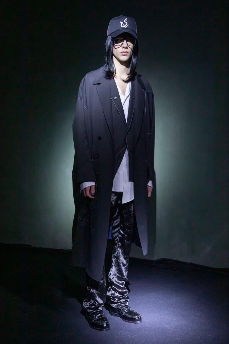 sulvam Fall/Winter 2020 Runway Collection Info Blazers Trousers Jackets Coats Shirts Pants Shorts Fur Velvet Gingham Vests Hats Sunglasses Loafers Boots Leather Knitwear Kneckties