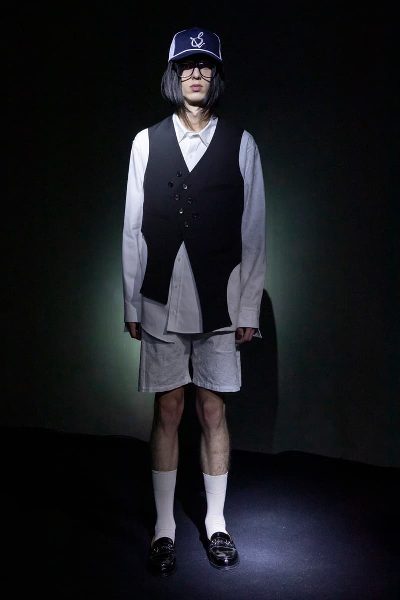 sulvam Fall/Winter 2020 Runway Collection Info Blazers Trousers Jackets Coats Shirts Pants Shorts Fur Velvet Gingham Vests Hats Sunglasses Loafers Boots Leather Knitwear Kneckties