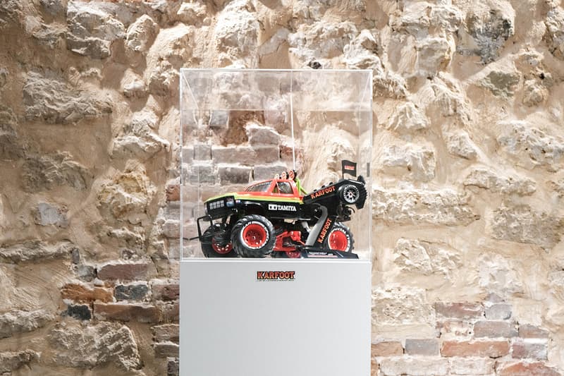 Tamiya x L’art de L’automobile "KARFOOT" Pop-Up Store Look Inside Paris Fashion Week Men's Fall Winter 2020 FW20 T-Shirts Remote Control Car Display Photography Event Showcase