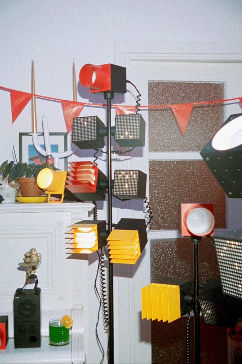 Teenage Engineering x IKEA FREKVENS Ultimate Home Party Collection Products Sound System Modular Speaker Tech Gadgets US Limited Edition Colorful Lighting Strobes Seating Blankets Homeware Hardware Bar Tripod First Look Announcement