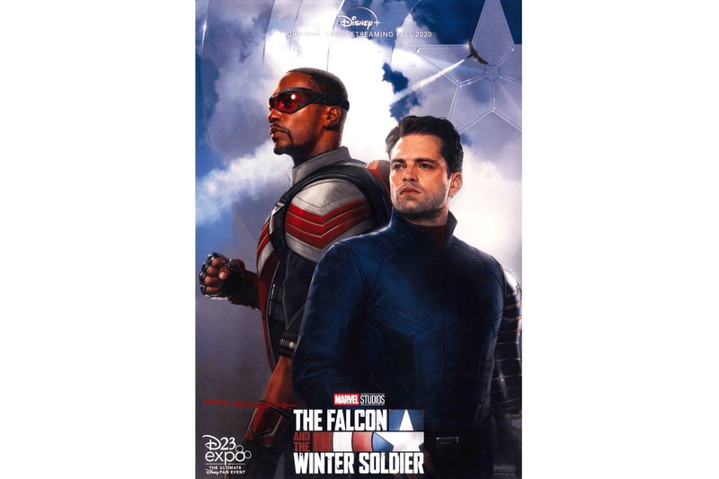 The Falcon and the Winter Soldier Official Poster disney+ plus marvel studios marvel cinematic universe Sebastian Stan Anthony Mackie