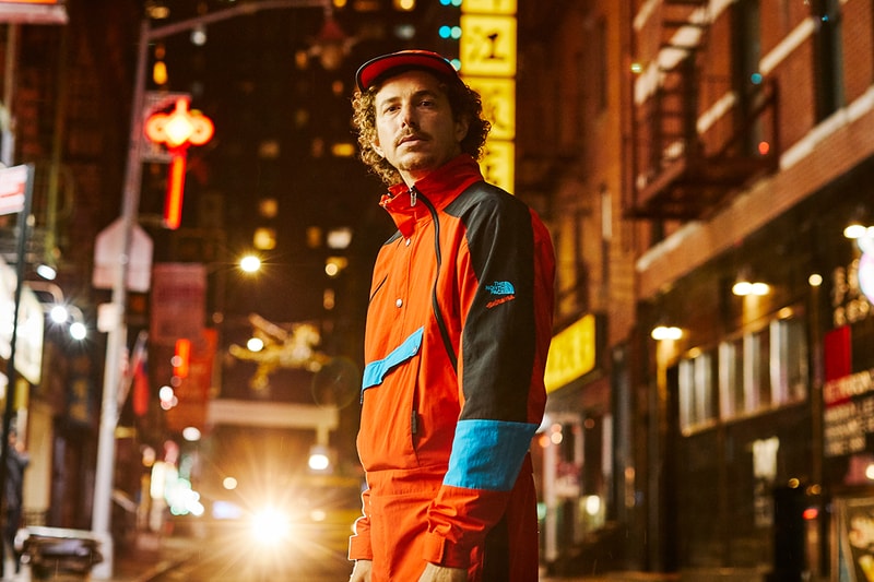 The north face extreme collection ski suit cap bag sneakers 1980s release information buy cop purchase red blue black grey asphalt fiery